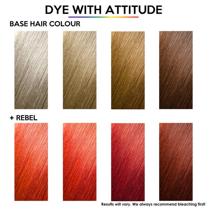Attitude Hair Dye - Wholesale Hair Dye - Rebel UV Red Hair Dye - Vegan, cruelty-free