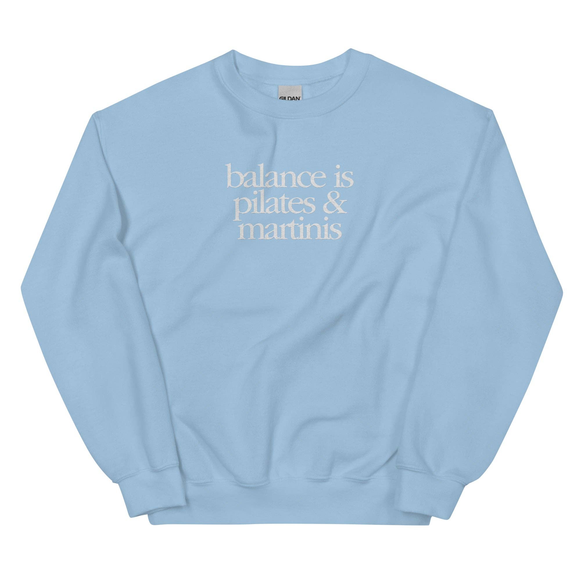Kirty Studio – wholesale Graphic sweatshirt – Women’s – 'Pilates & Martinis' Sport Crew3