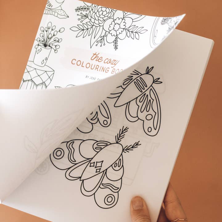Jess' Paper Co. - Wholesale Coloring Book - Adult - The Cozy Colouring Book by Jess' Paper Co.