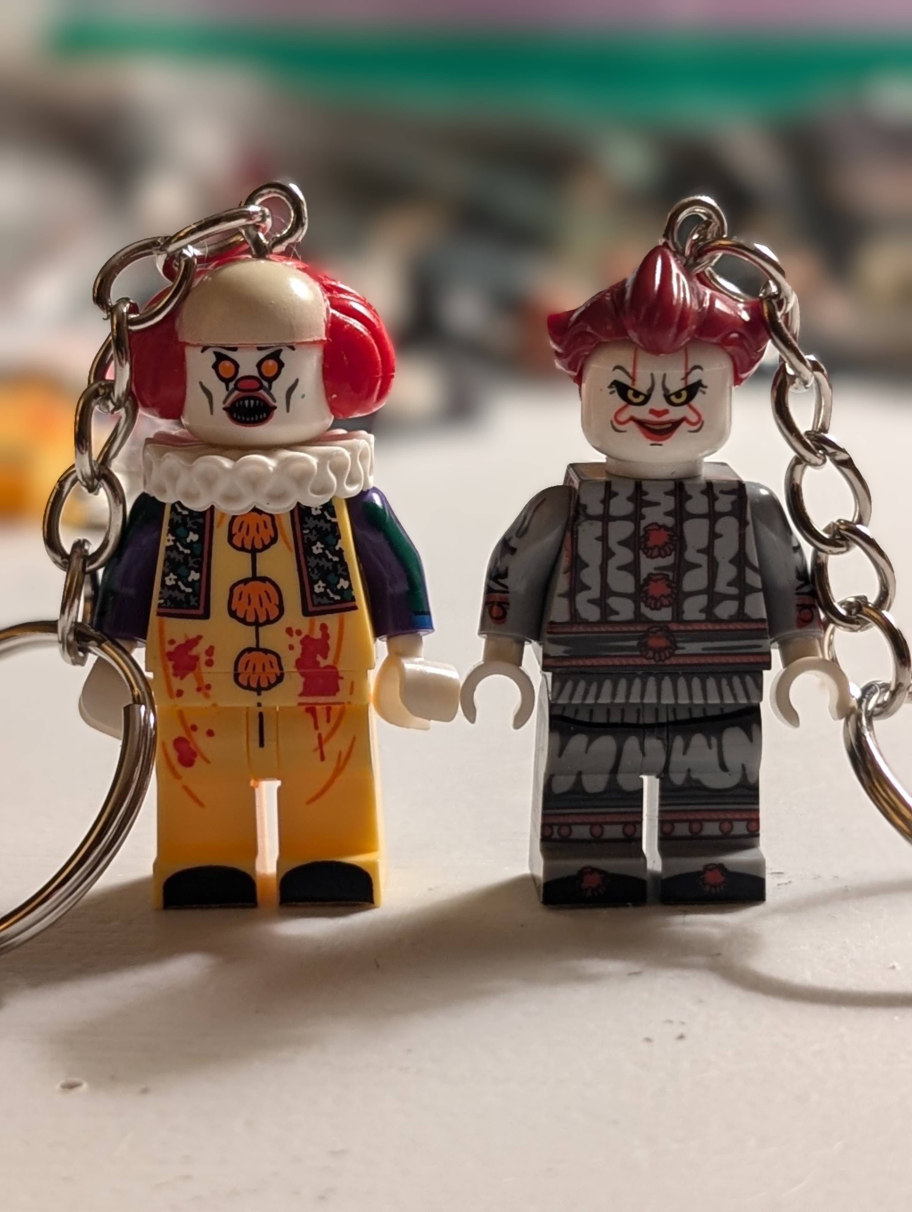 Con-Quest Crafts - Wholesale Keychain - Unisex - Horror Inspired Minifigure Keychains Movie Characters18