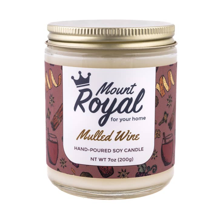 Mulledvin Candle for engroshandel hos Mount Royal Soaps
