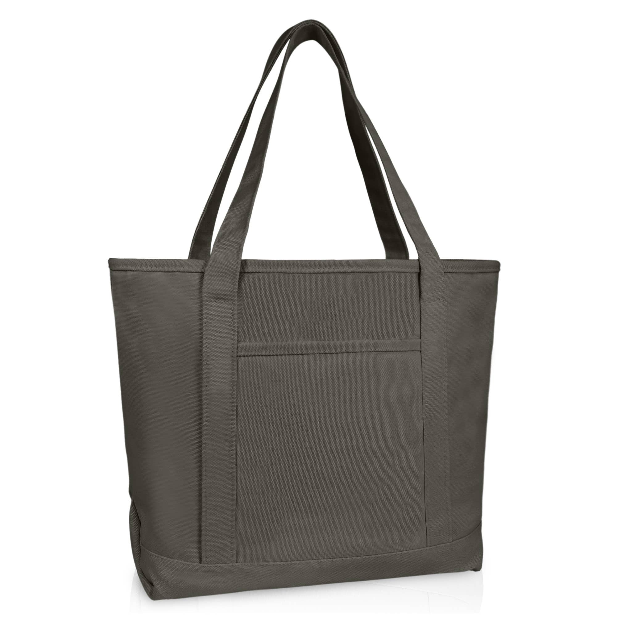 Dalix – wholesale Tote bag – Women's – DALIX 20" Solid Color Cotton Canvas Shopping Tote Bag45