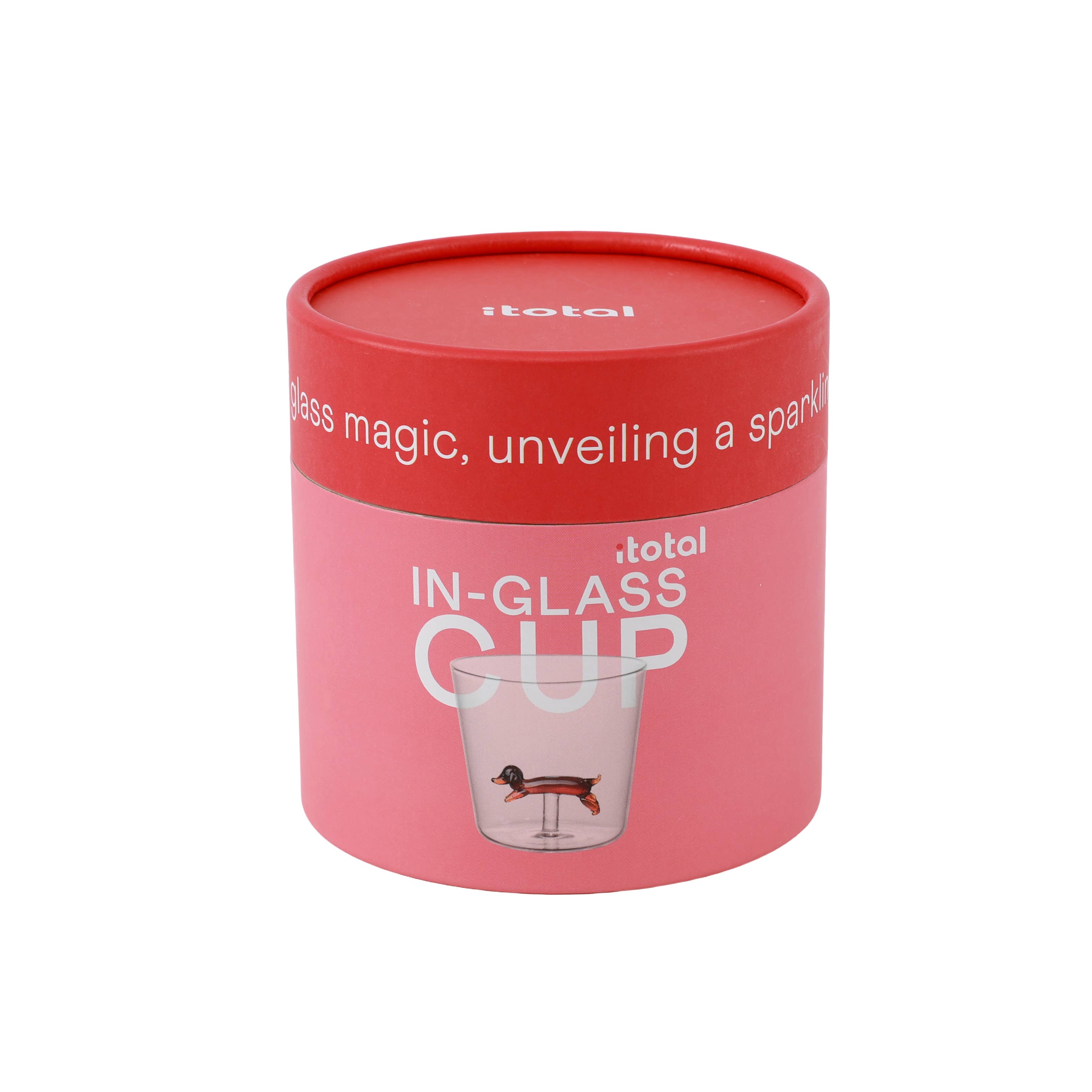 I-Total, I-Drink - Wholesale Drinking Glass/Cup - In-Glass Cup Wiener Dog2