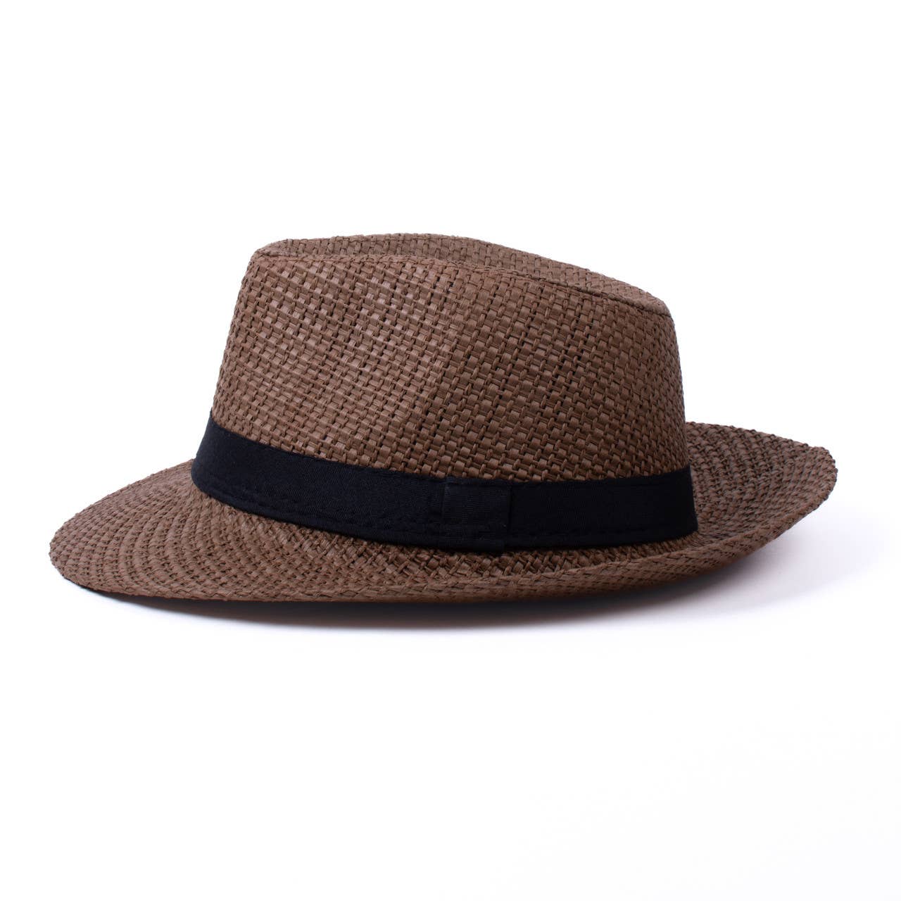 Selini New York - Wholesale Fedora - Men's - Wide Brim Black Banded Trilby Fashion Fedora Hat -FSS171323