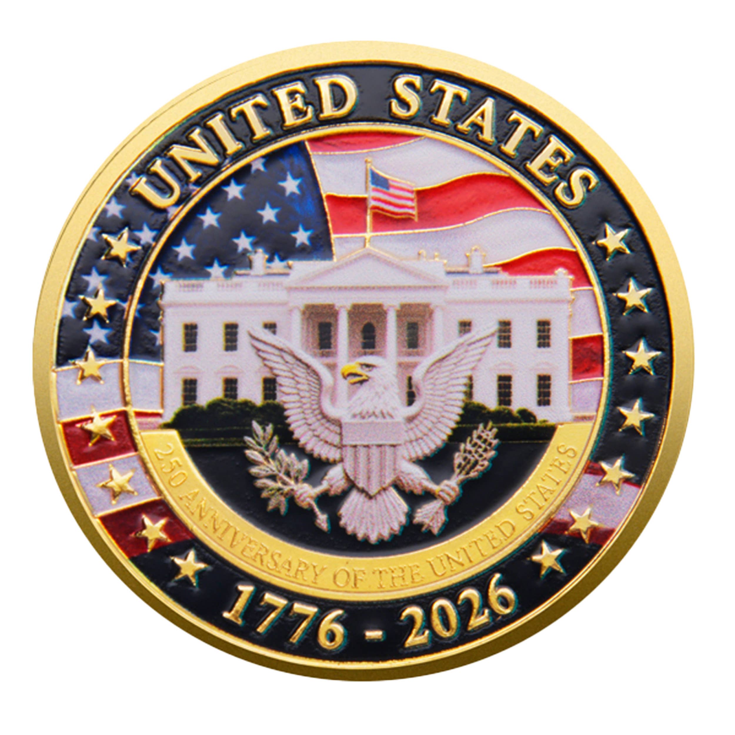 Blinkee.com, LLC - Wholesale Keepsake Coin/Token - 1776 to 2026 United States 250th Anniversary Coin 1