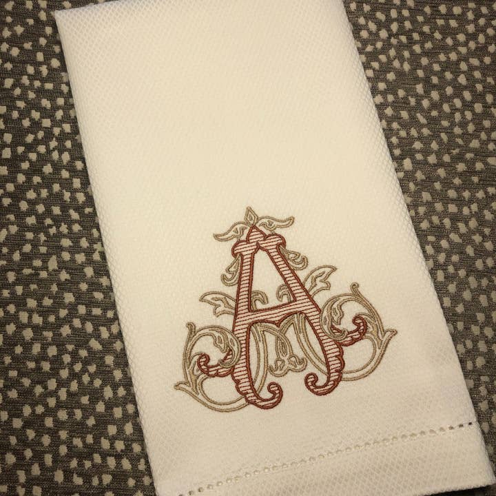 Oh Happy Day Shoppe - Wholesale Tea Towel - Fall Vintage Vine Top 18 Huck Towels1