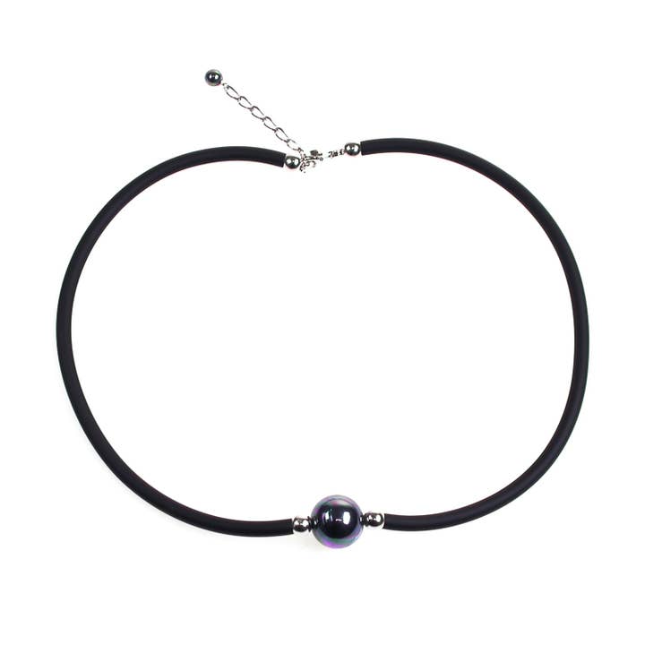 Sort Aruná halskæde for engroshandel hos Orquidea