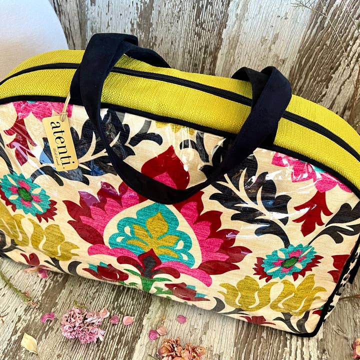 Atenti - Wholesale Weekender Bag - Women's - Handmade Atenti Santa Maria Overnighter Weekender– USA Made1