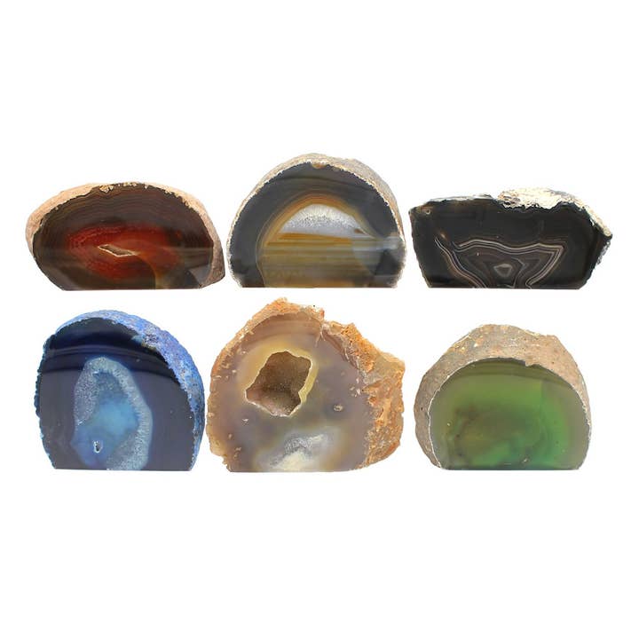 Agate Thick Slab Flat Base, Small for wholesale by Earths Elements Wholesale