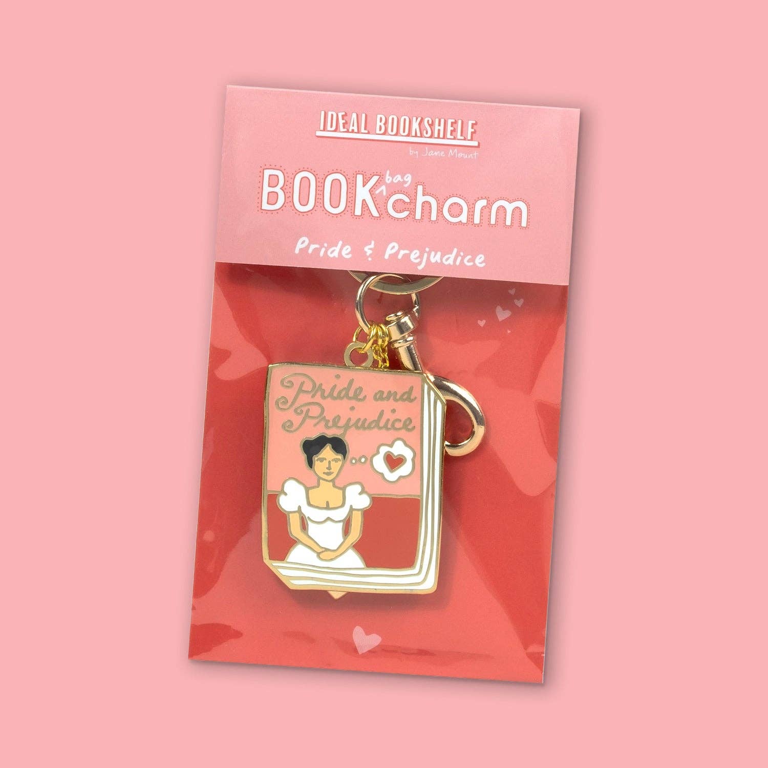 Ideal Bookshelf - Wholesale Keychain - Women's - Bag Charm: Pride and Prejudice1