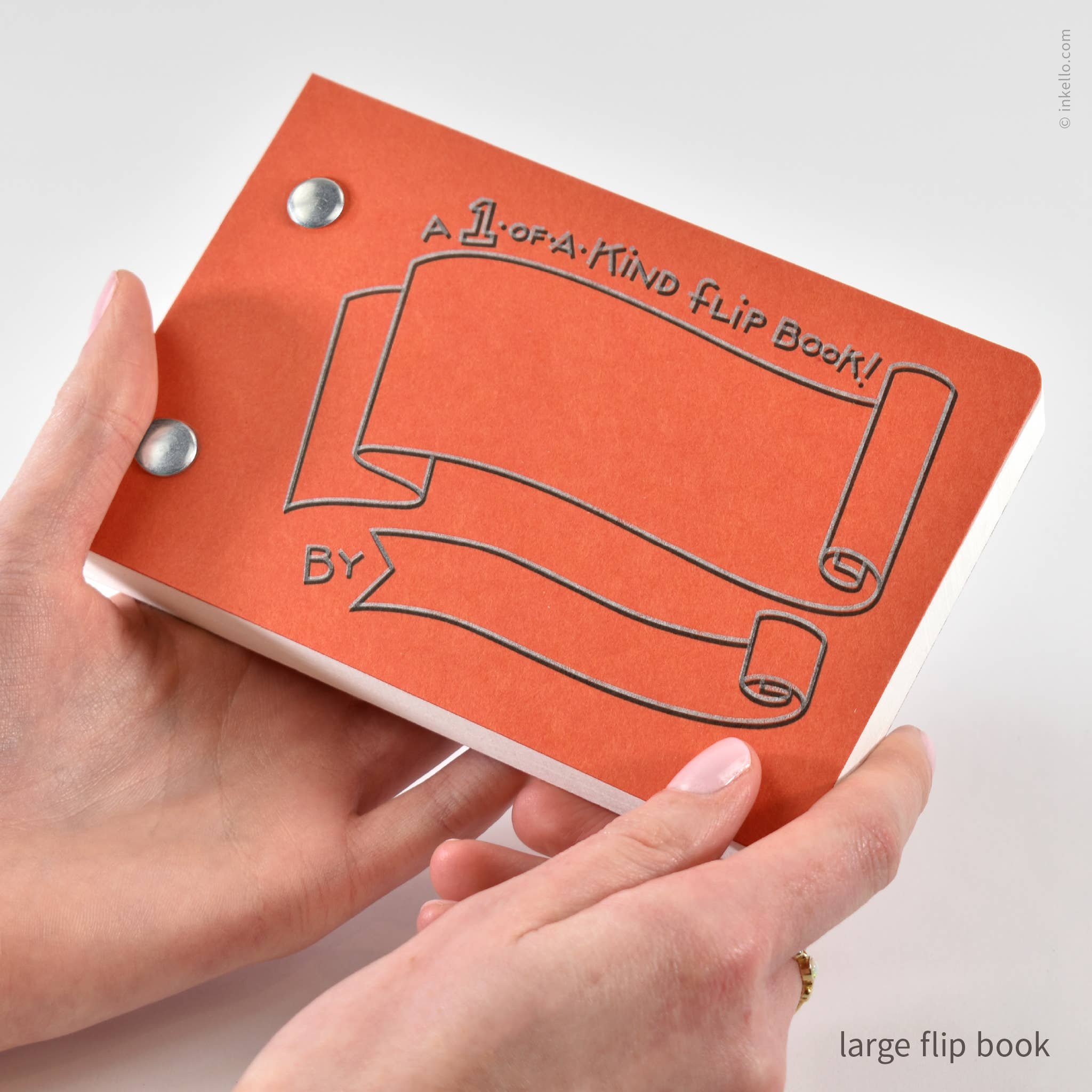 Inkello Letterpress - Wholesale Sketchbook/Sketchpad - Draw-Your-Own Flip Book + Pencil (#316)15