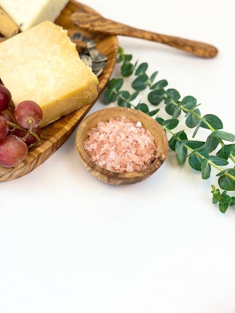 Natural OliveWood - Wholesale Condiment/Dip Bowl - Olive Wood Pinch Bowl