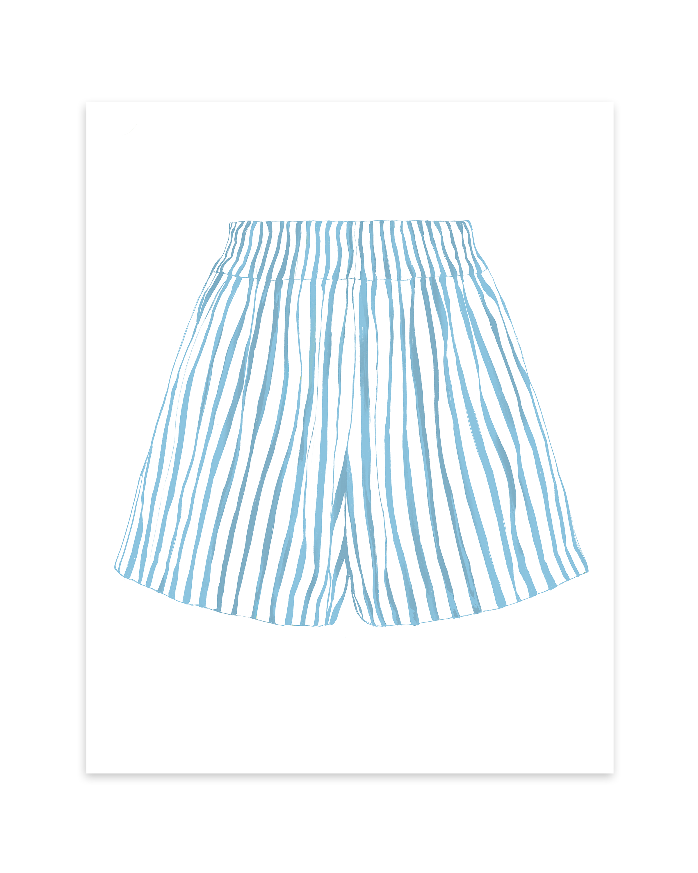 MFMDESIGNS - Wholesale Art Print - STRIPED SHORTS STUDY1