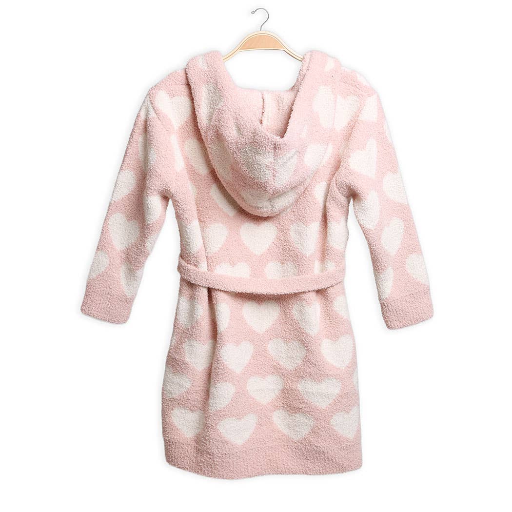 Fashion City - Wholesale Robe - Kids - Children's Multi Print Luxury Soft Hooded Robe14