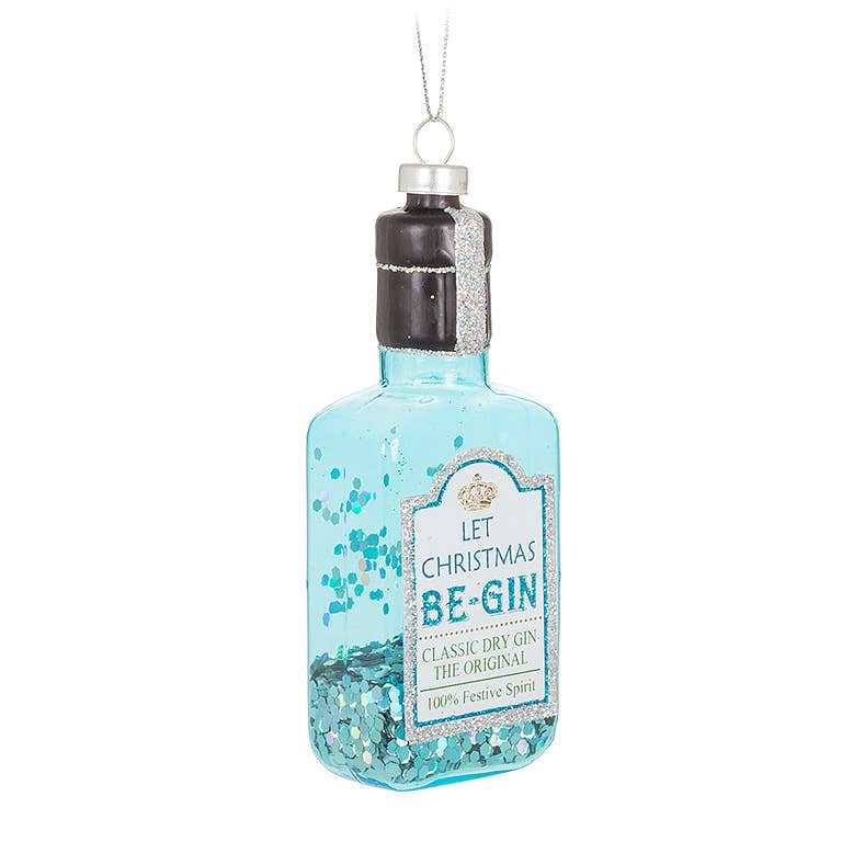 Abbott – Engroshandel Julepyntsæt – Whisky & Gin Glitter Ornament-2 Assorteret-4.5 „H3