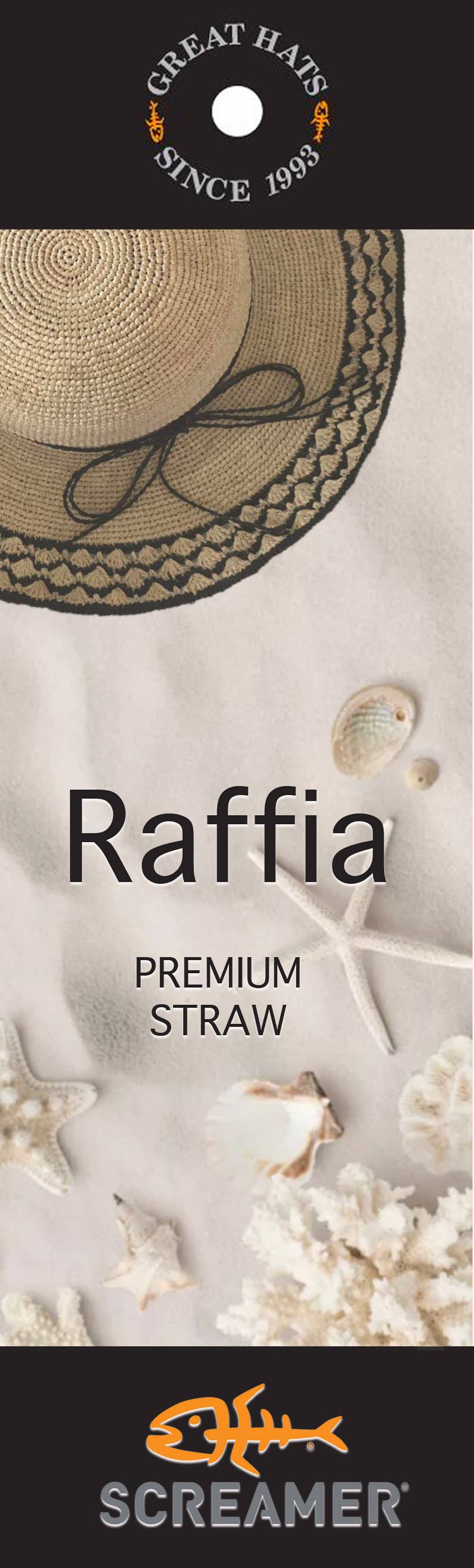 Screamer - Venta al por mayor Sombrero cowboy - Mujer - Sombrero vaquero San Diego - Rafia hecha a mano3