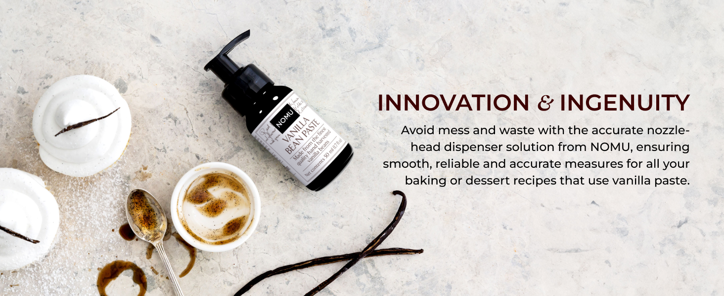 Mahdina - Wholesale Vanilla/Fruit Extract - Nomu: Vanilla Bean Paste 50ml (1.7 fl oz)3