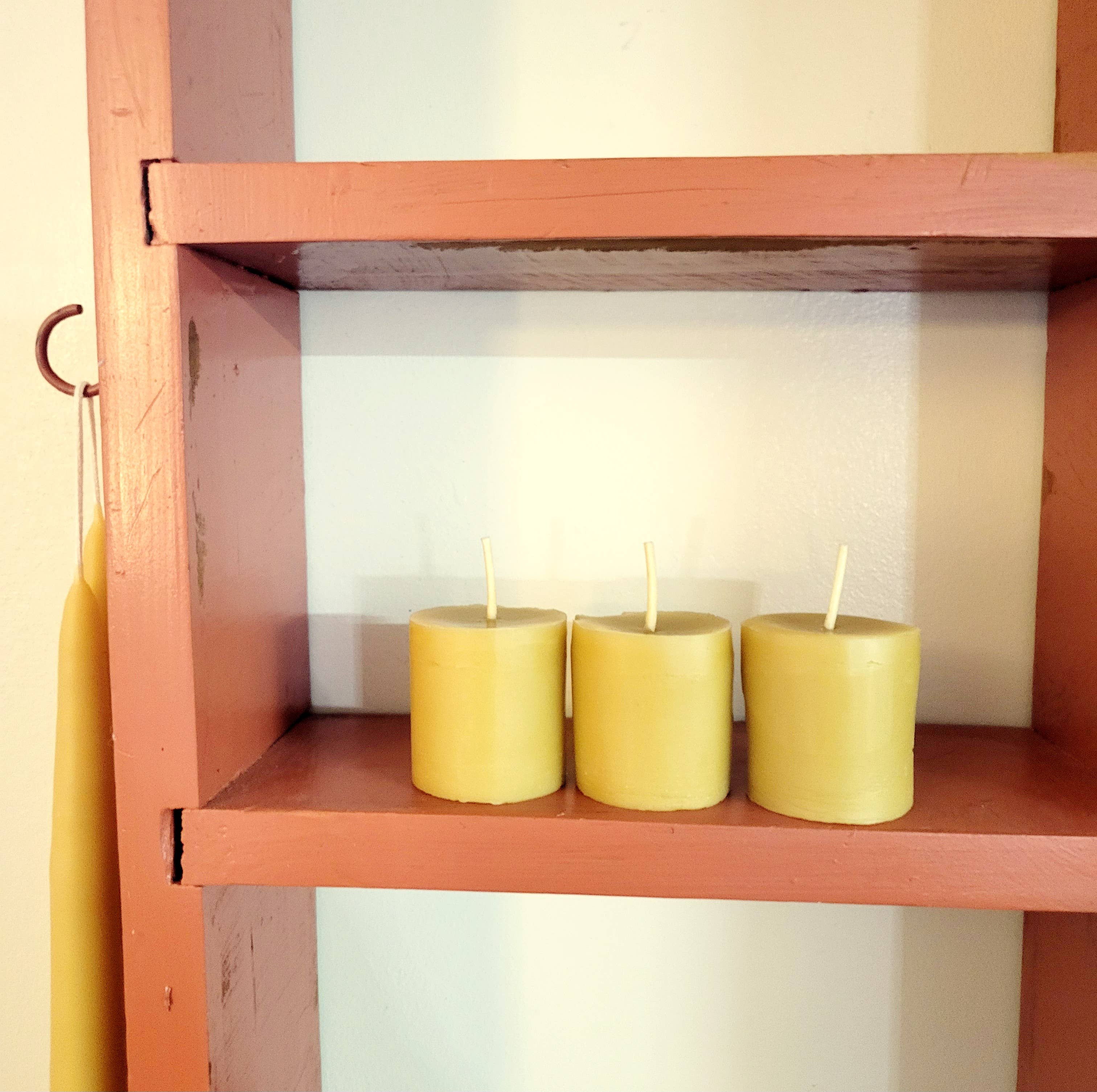 Yarrow Bone Farmstead - Wholesale Votive Candle - Beeswax Vintage Votive Candles 5