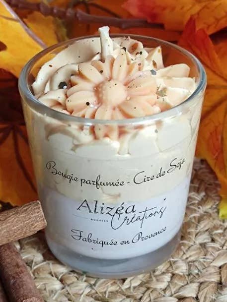 Bougie mon petit tournesol pour la vente par LES CREATIONS D'ALIZEA