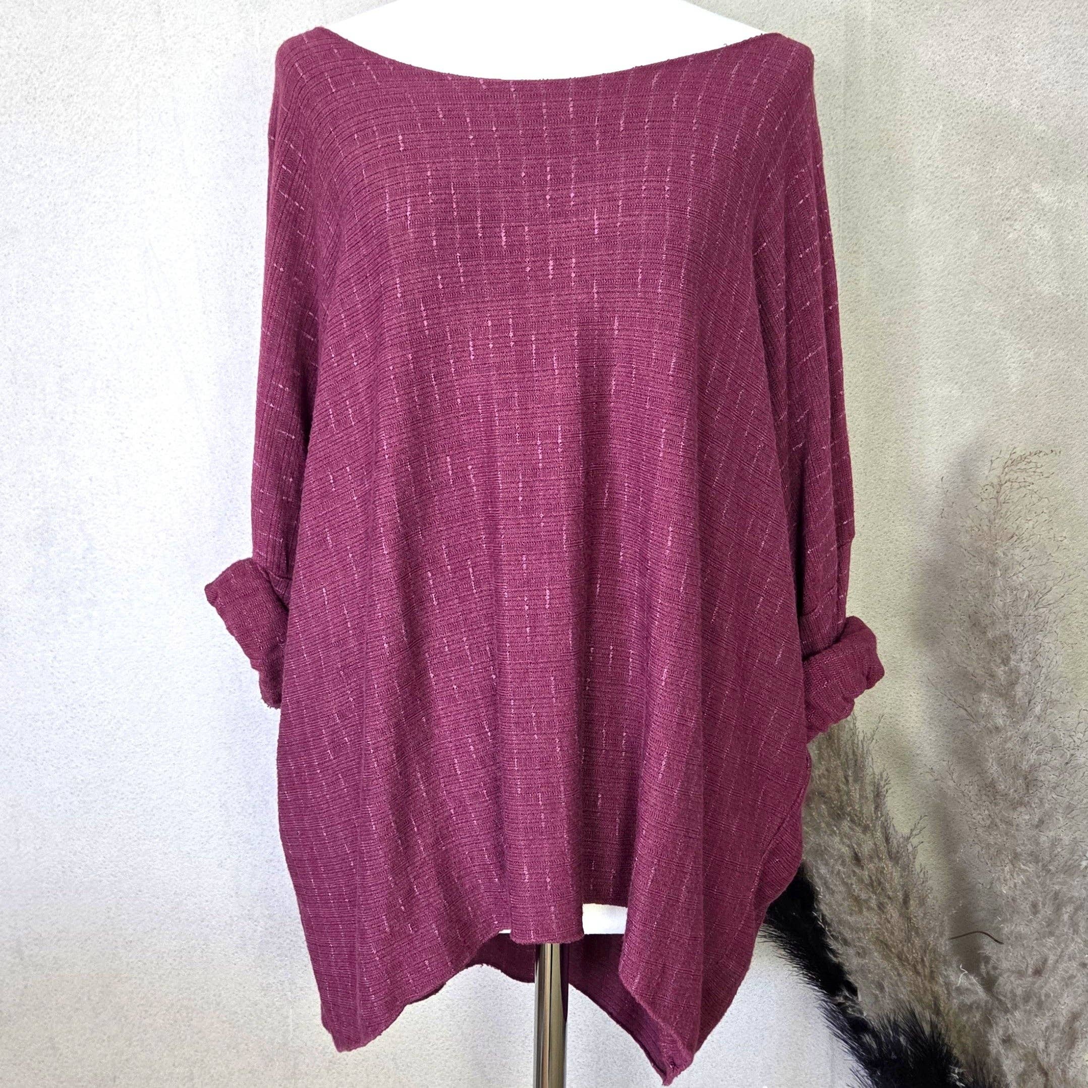 Tempest Designs - Vente Haut en maille – femme - Haut en maille fine et confortable avec effet moucheté subtil (M)7