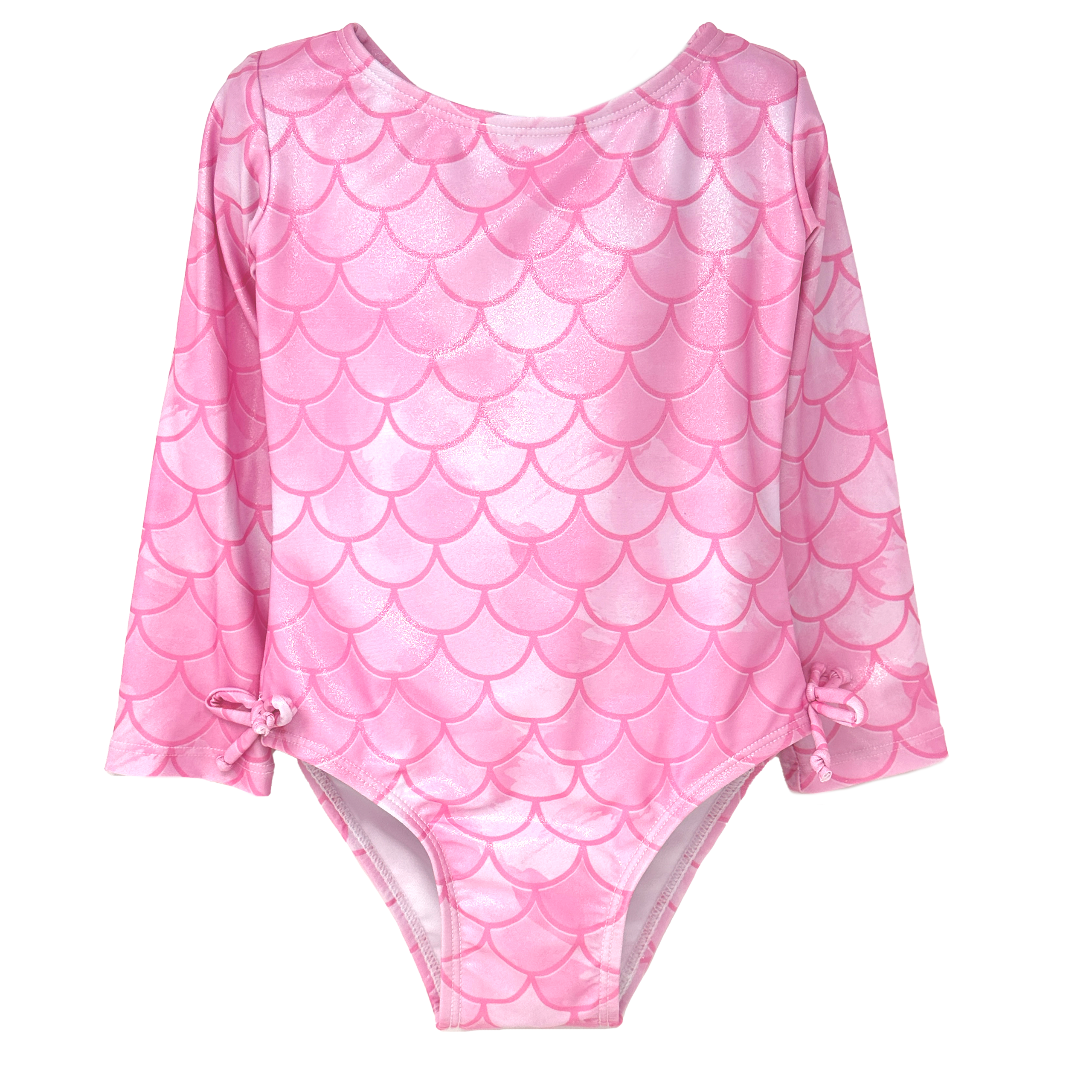 Flap Happy - Wholesale One Piece Swimsuit - Kids - Girls UPF50+ Charlie Long Sleeve Rash Guard Swimsuit (H)1