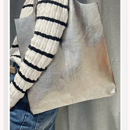 Z et Z - Vendita all'ingrosso Marsupio - Donna - Borsa tote in pelle granulata o pelle iridescente1