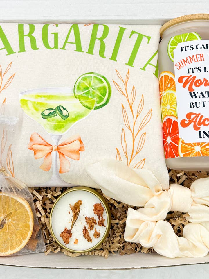 Caixa de Presentes de Verão Amante de Margarita Caixa de Presentes para Mulheres por atacado de Gabsdoodlebugdesigns
