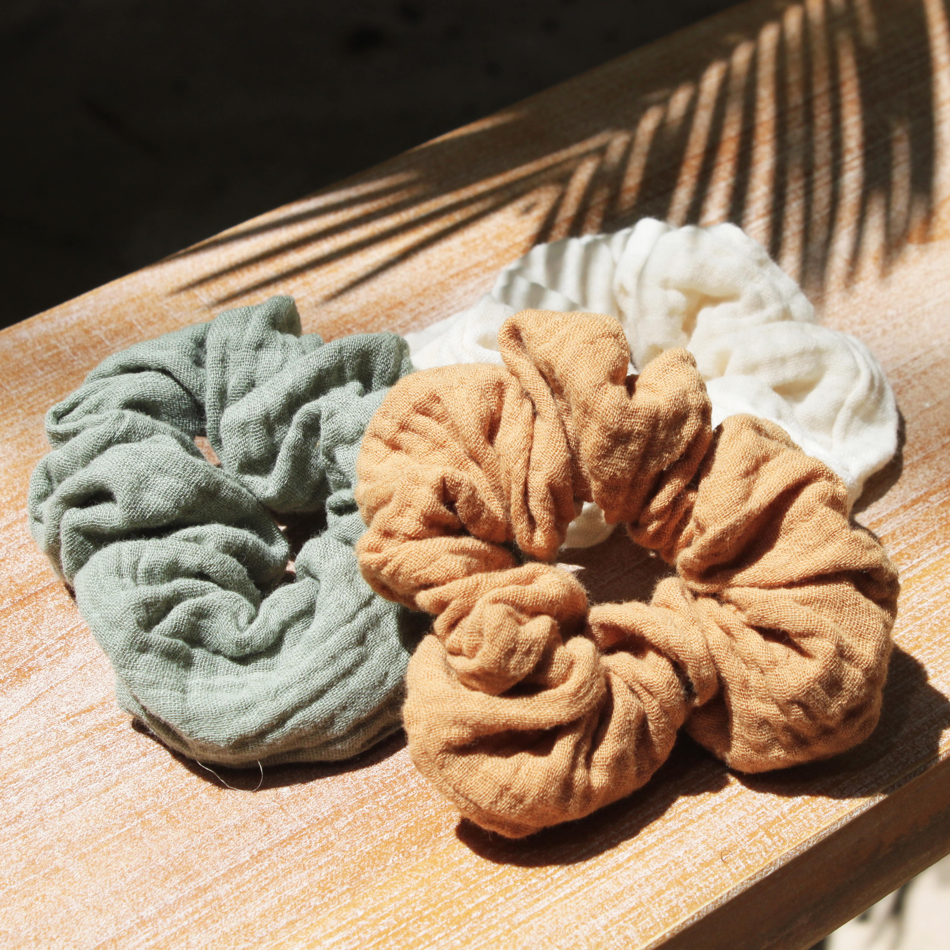 Pompons et Coquillages - Wholesale Scrunchie - Women's - Cotton gauze scrunchie6