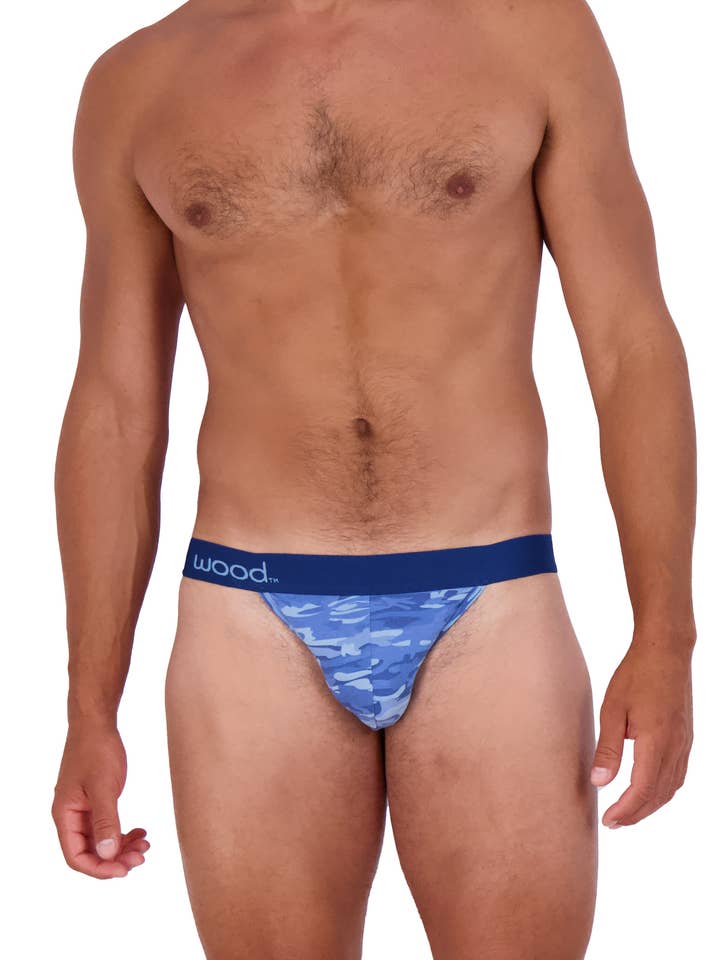 jock-blue camo for wholesale by Wood Underwear