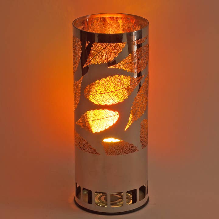 FLAMELIGHTS - LEAF BRAZIER (Roséguld eller Matt Svart) för wholesale av Luxa London