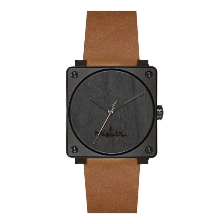 M35 MARRONE - PUI NERO - GRIGIO LEGNO - U per la vendita all'ingrosso da parte di Mistura Timepieces