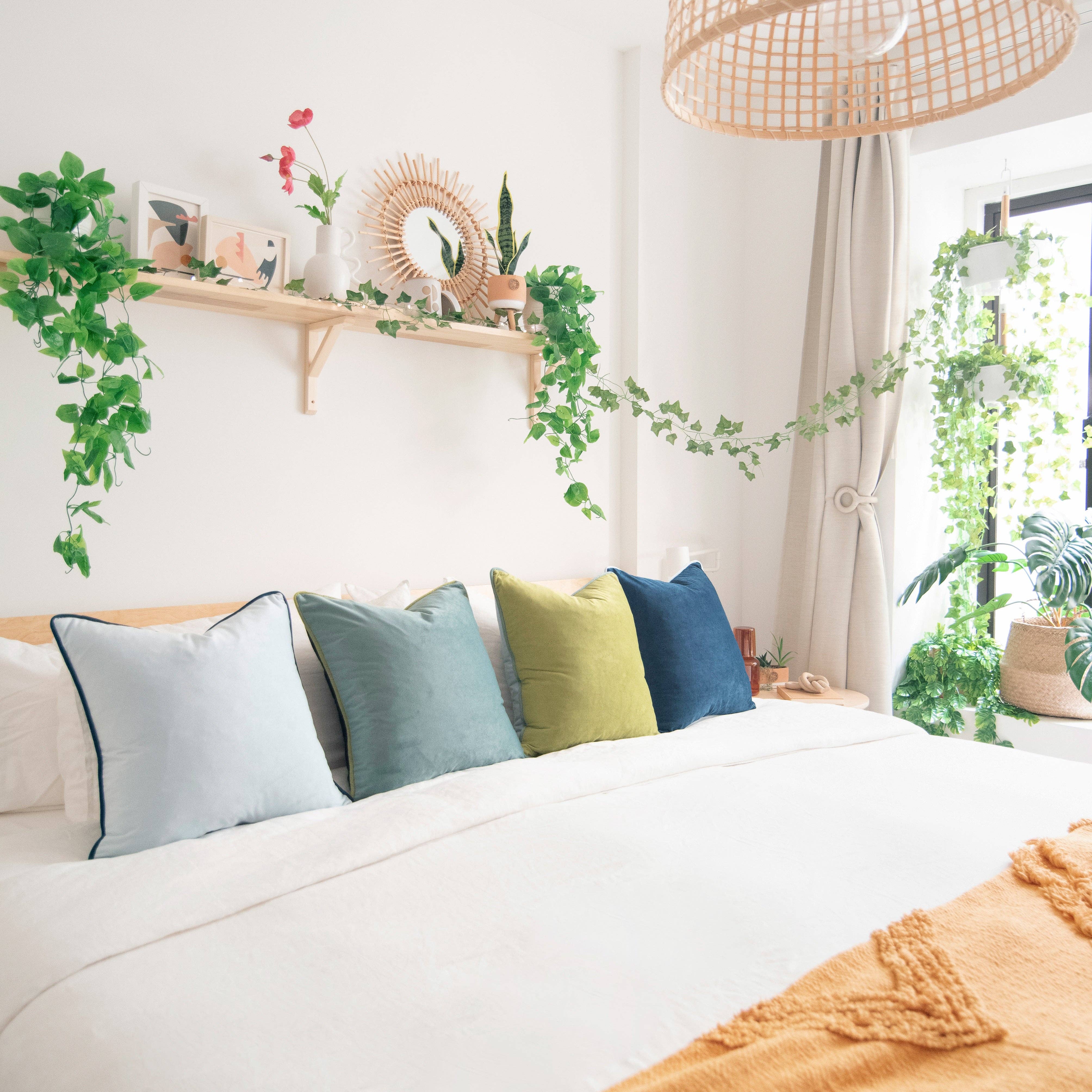 Monday Moose - Wholesale Throw/Decorative Pillow - Monteverde Pillow Covers (4-Pack) - Green/Blue3