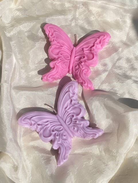 Jendels – wholesale Pillar candle – Candle - butterfly1