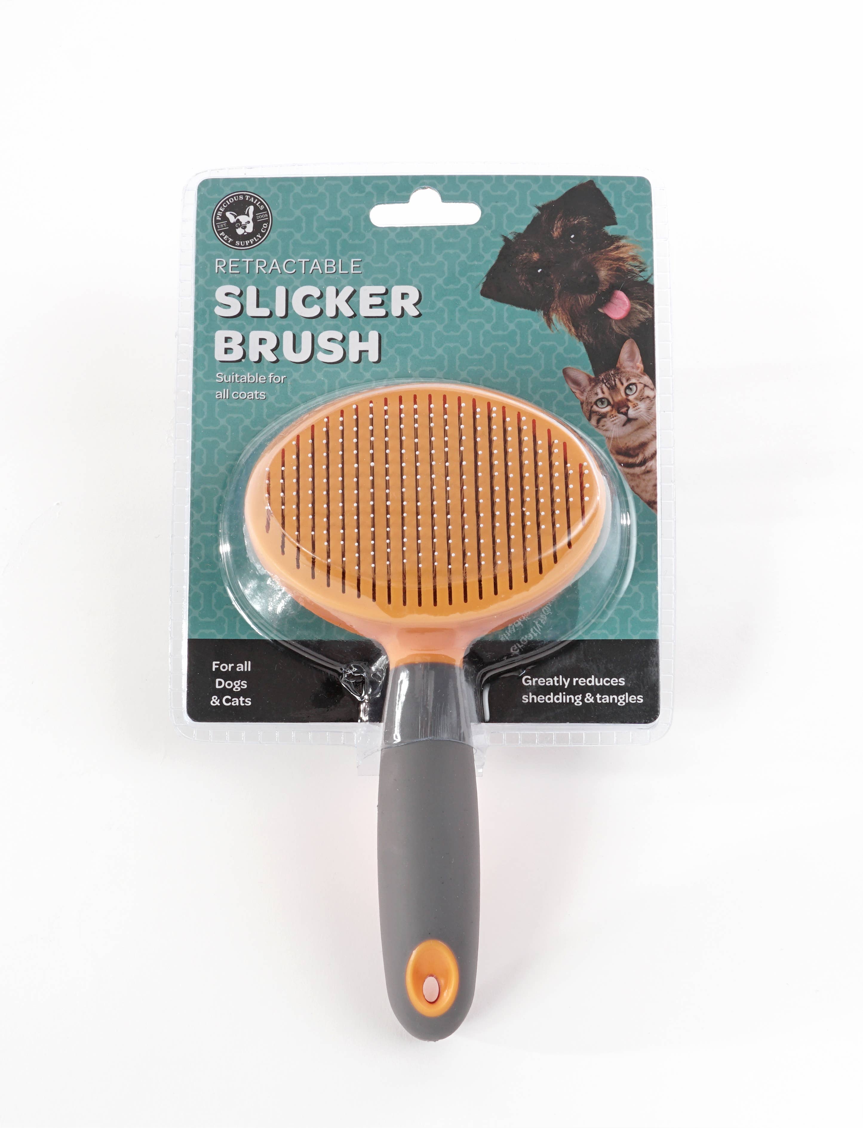 Precious Tails - Wholesale Pet Brush - Cat/Dog - Precious Tails Retractable Slicker Brush8