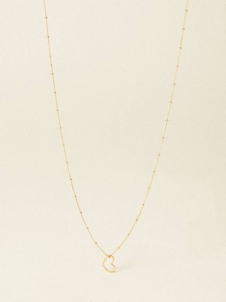 Gold-plated necklace - Amore for wholesale by FlowersforZoe
