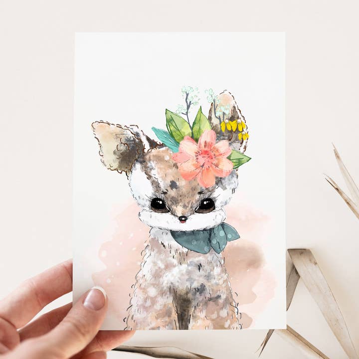 Tarjeta Cute Baby Dear - PC19 para venta al por mayor de Printii Cards