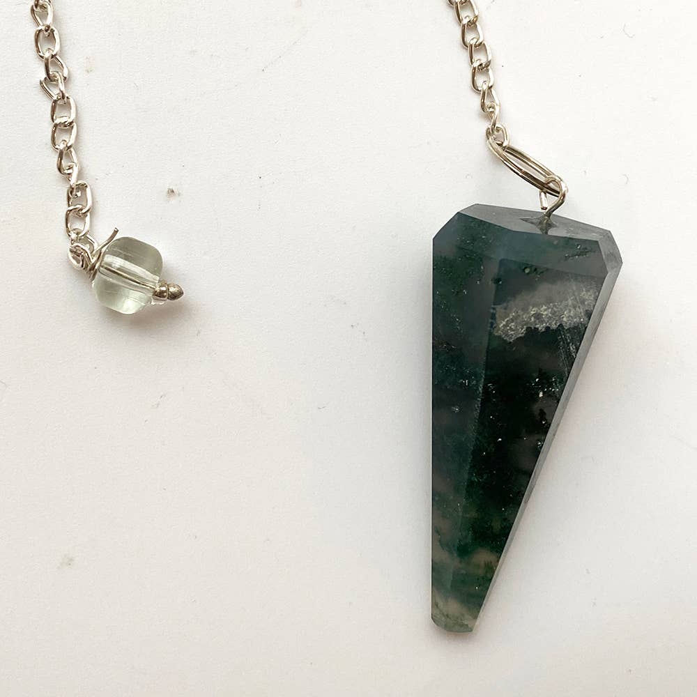 VIE – Engroshandel Meditationsudstyr – Pendul med kæde og 30 mm krystalsten40