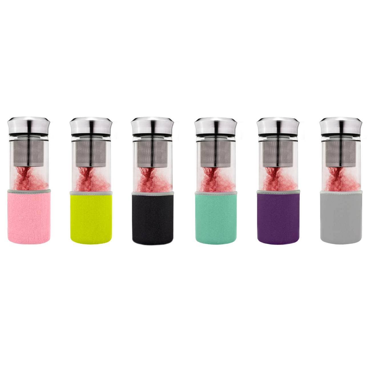 Creano - Wholesale Tea Strainer/Infuser - “Teamaker” tea maker 400ml incl. neoprene case; black6