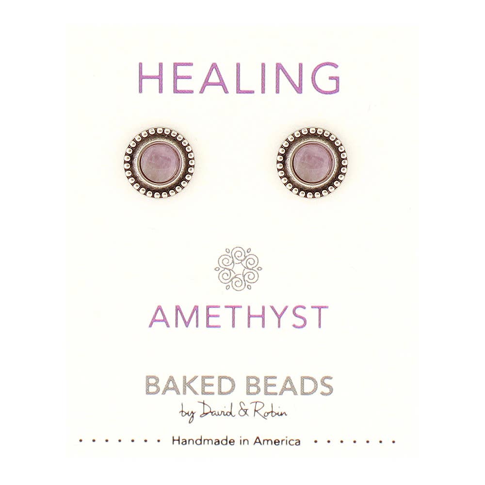 Baked Beads - Wholesale Stud/Post Earrings - Powerstone Post5