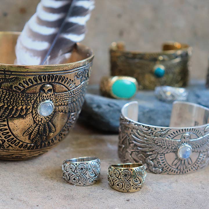 bahgsu jewels - Wholesale Band/Stacked Ring - Women's Ring - No Stone - Xavier Rudd Collab