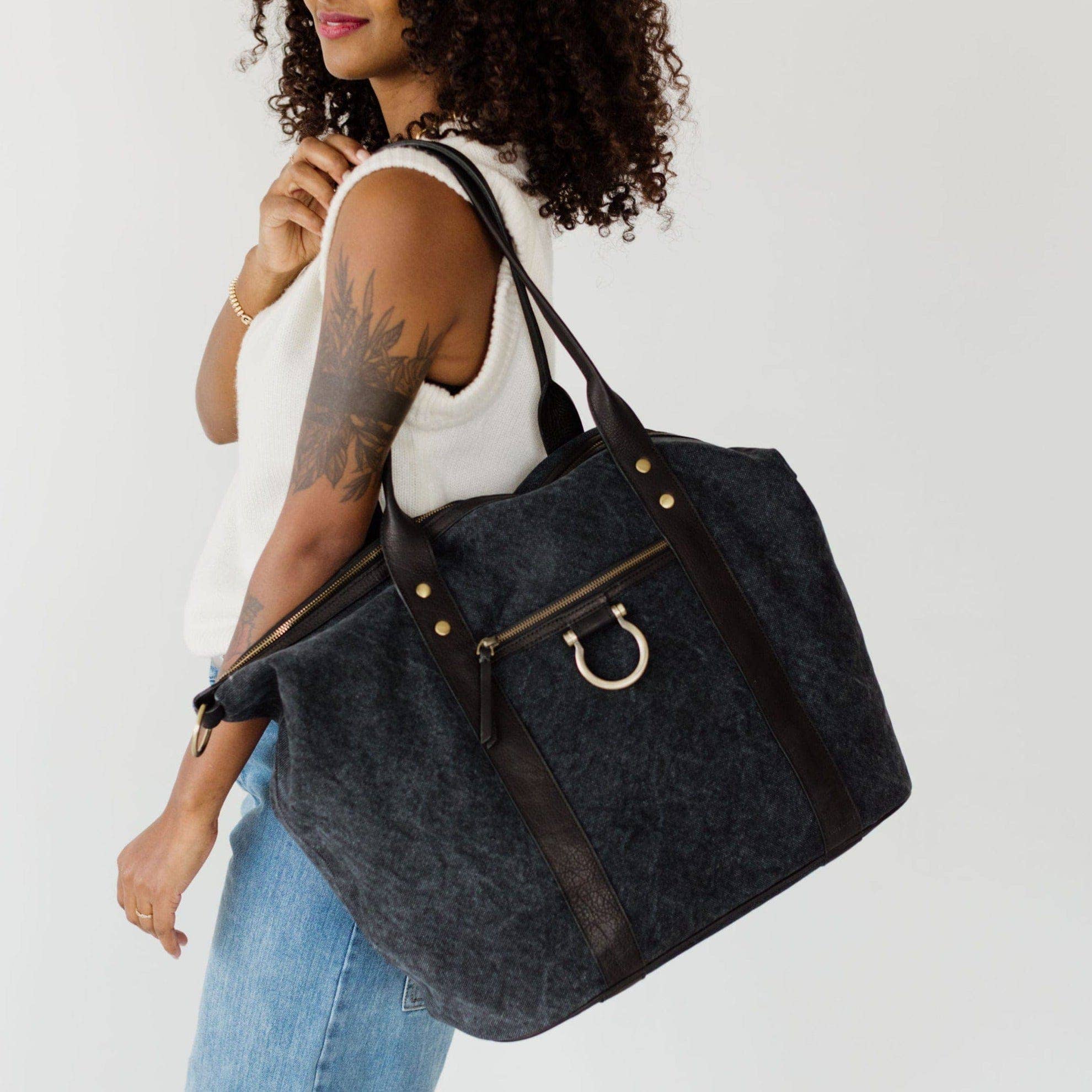 Sapahn - Wholesale Weekender Bag - Unisex - So Honey Canvas Weekender1