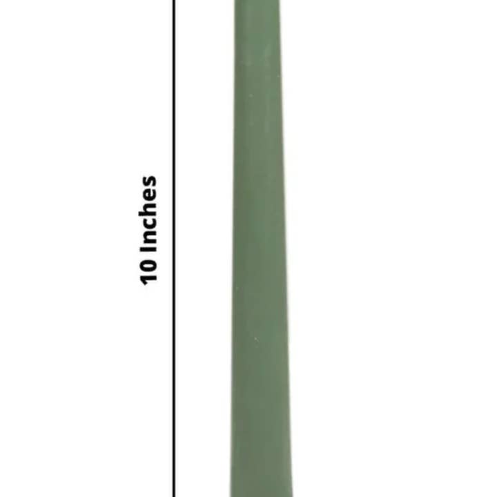 Elan Bazaar - Wholesale Tapered Candle/Candlestick - 24 Dusty Sage Green Smokeless Dripless Taper Candles2