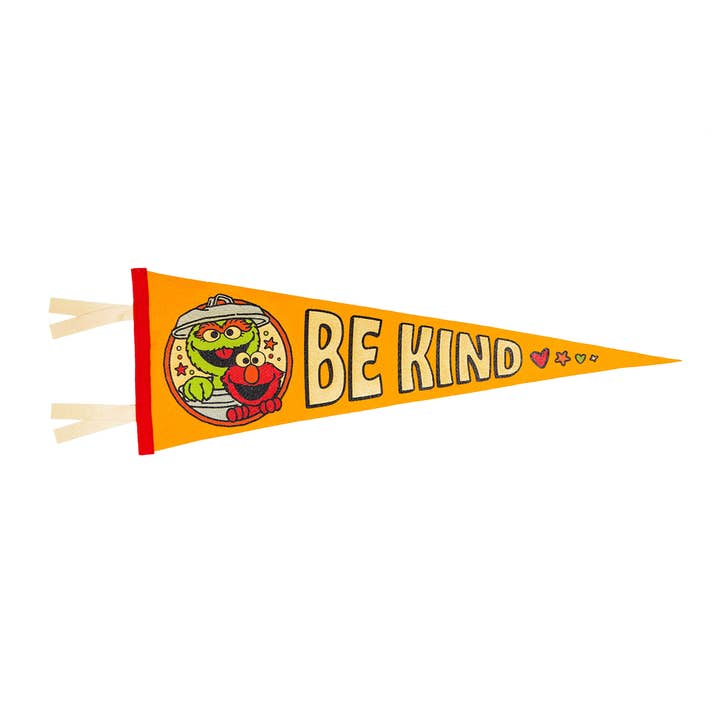 Fanion Be Kind • Fanion Sesame Street x Oxford pour la vente par Oxford Pennant