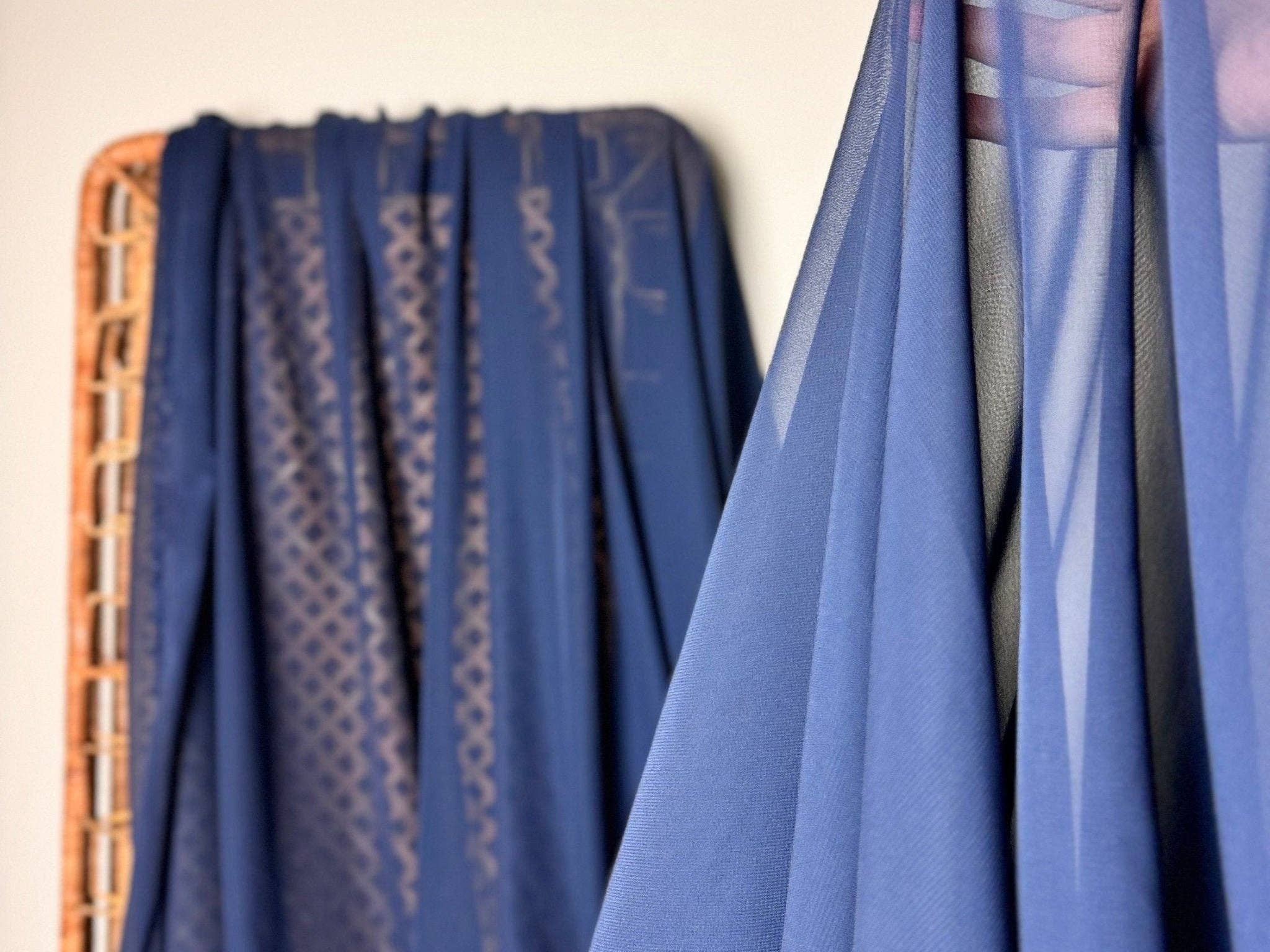 GalaTextile – Großhandel Stoff – Chiffonstoff von The Yard, Chiffonstoff für Hochzeiten, vielseitiger transparenter Chiffon, hoher Multi-Chiffon für Kulissen, Gardinen, Bekleidung6