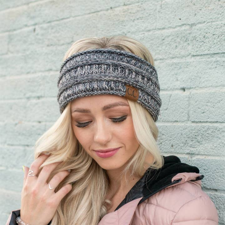 Truly Contagious - Wholesale Fashion Headband - Women's - CC Multi Color Sherpa Lined Women's Headwrap ( HW-826 )14