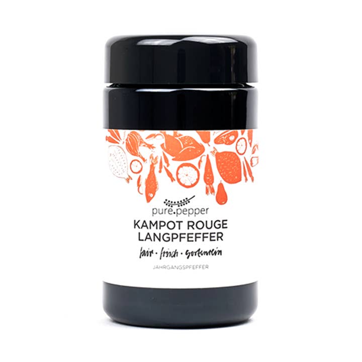 Kampot Rouge long pepper for wholesale by Pure Pepper