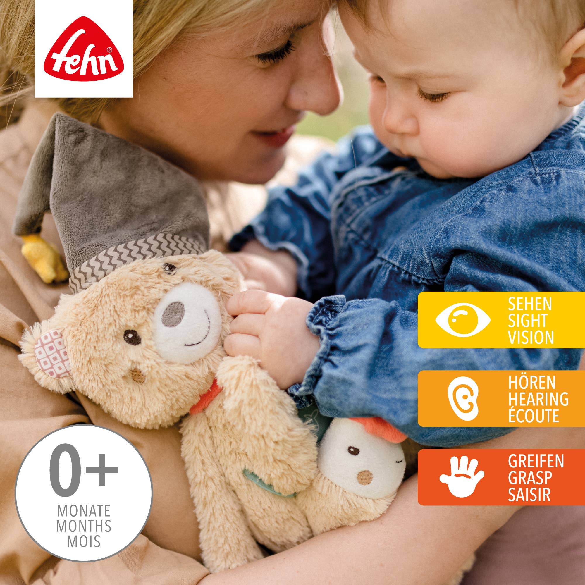 Fehn - Wholesale Knuffels - Kinderen en baby - Activitybeer - hangend motoriek speelgoed1