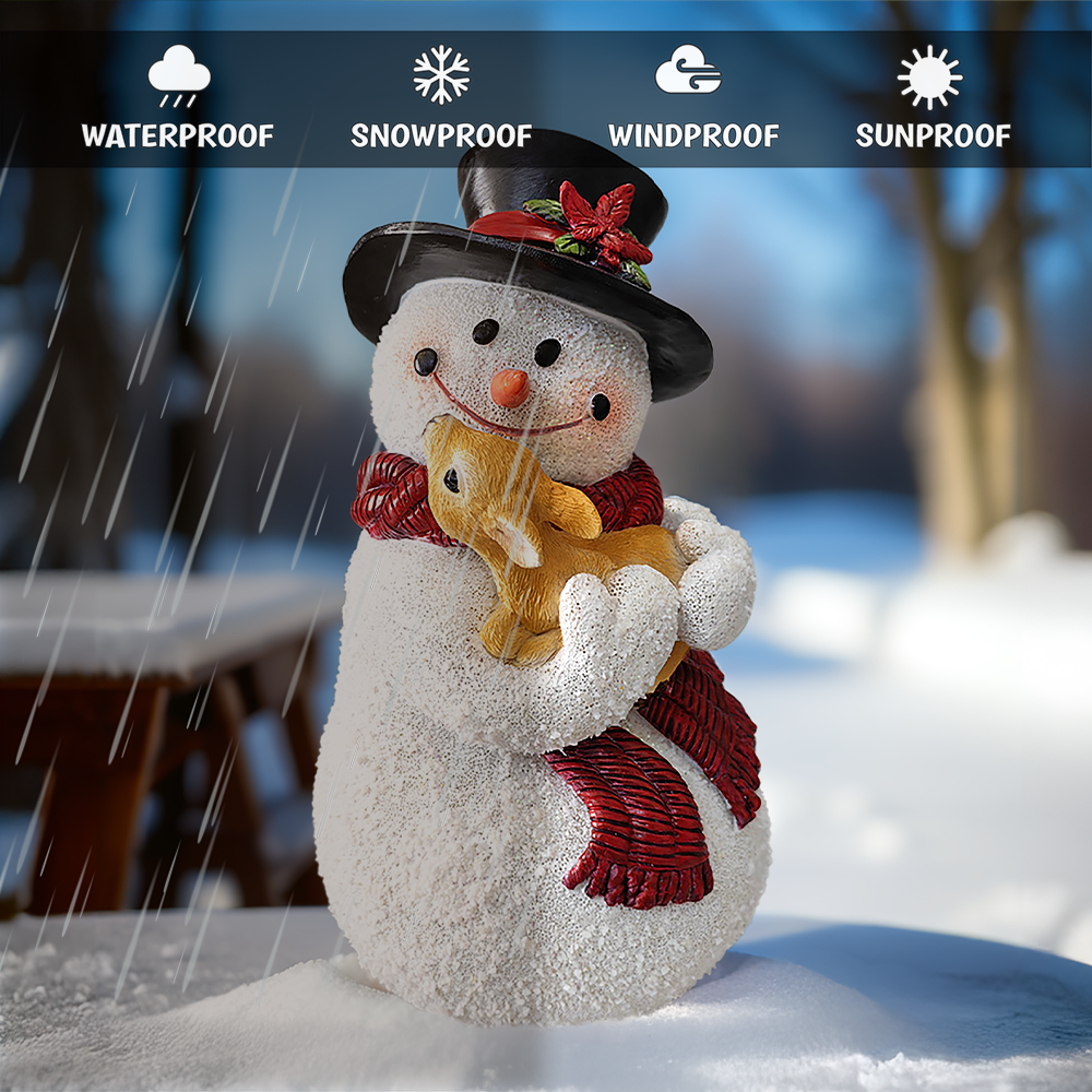 OrnamentallyYou - Wholesale Christmas Decoration - Enchanting Snowman and Fawn Home Holiday Decoration2