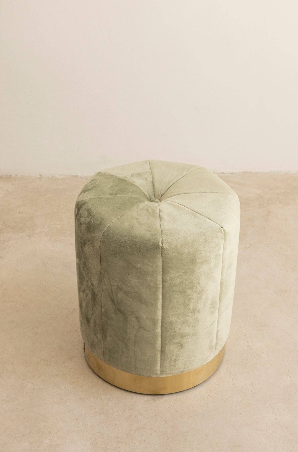 Bruna - Wholesale Stool - Petal Mint Pouf · Deco ·1