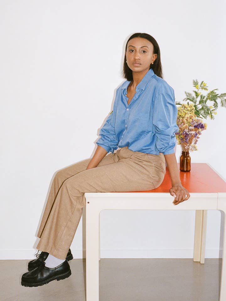 Pulpe - Wholesale Pants - Women's - Simon taupe pants1